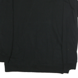 LEVI'S Mens Black Crew Neck XL Casual Cotton Sweatshirt Pullover Plain