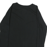 LEVI'S Mens Black Crew Neck XL Casual Cotton Sweatshirt Pullover Plain