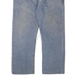 LEVI'S Mens Regular Fit Straight Leg Denim Light Blue Cotton Blend Jeans W38 L27