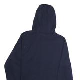 FILA Mens Navy Hoodie S Cotton Pullover Logo Casual