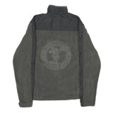 DISNEY Mens Grey & Black Patterned Pullover Basic Knit S Disney World Logo