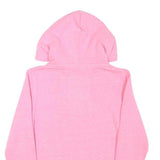 DIESEL Womens Pink Zip Hoodie XS Cotton Blend Casual Sweatshirt