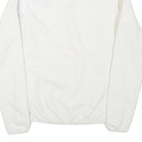 THE NORTH FACE Womens White Plain Fleece Pullover Quarter Zip S Outdoor Winter