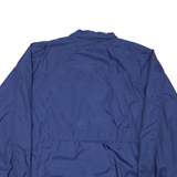 NIKE Mens Blue Lightweight Nylon Jacket M Zip Plain Sports Casual
