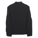 MICHAEL KORS Mens Black Lightweight Jacket XS Polyester Zip Plain Casual