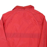 CABIN CREEK Womens Red Jacket M Polyester Blend Zip Lightweight Casual Outerwear