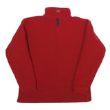 BERGHAUS Womens Red Jacket UK 12 Polyester Zip Classic Outdoor Warm Layer