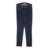 LEVI'S Womens Slim Blue Denim Medium Zip W28 L29 Skinny Stretch Cotton Blend