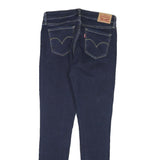 LEVI'S Womens Slim Blue Denim Medium Zip W28 L29 Skinny Stretch Cotton Blend