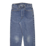 LEVI'S Mens Blue Slim Skinny Denim Medium W26 L27 Classic Cotton Blend Zip Jeans