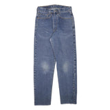 LEVI'S Mens Blue Slim Skinny Denim Medium W26 L27 Classic Cotton Blend Zip Jeans