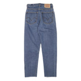 LEVI'S Mens Blue Slim Skinny Denim Medium W26 L27 Classic Cotton Blend Zip Jeans