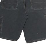 DICKIES Mens Black Cotton Casual Shorts M W36 Workwear Utility Pocket