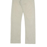 LEVI'S Mens Slim Beige Cotton Blend Trousers W27 L30 Zip Classic Straight