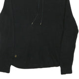 LAUREN RALPH LAUREN Womens Black Plain Pullover Roll Neck Basic Knit M Cotton