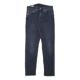 LEVI'S 512 Mens Slim Blue Denim Medium Jeans W26 L26 Classic Stitching Zip