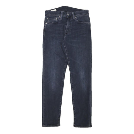 LEVI'S 512 Mens Slim Blue Denim Medium Jeans W26 L26 Classic Stitching Zip