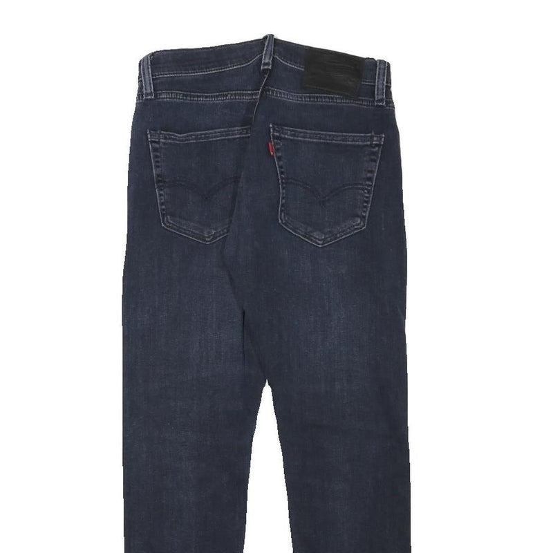 LEVI'S 512 Mens Slim Blue Denim Medium Jeans W26 L26 Classic Stitching Zip