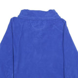 CALVIN KLEIN PERFORMANCE Womens Blue Polyester Zip Jacket L Casual Athleisure