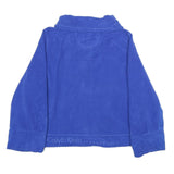 CALVIN KLEIN PERFORMANCE Womens Blue Polyester Zip Jacket L Casual Athleisure