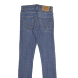 LEVI'S 510 Mens Jeans Blue Slim Skinny Denim Medium W29 L32 Classic Zip