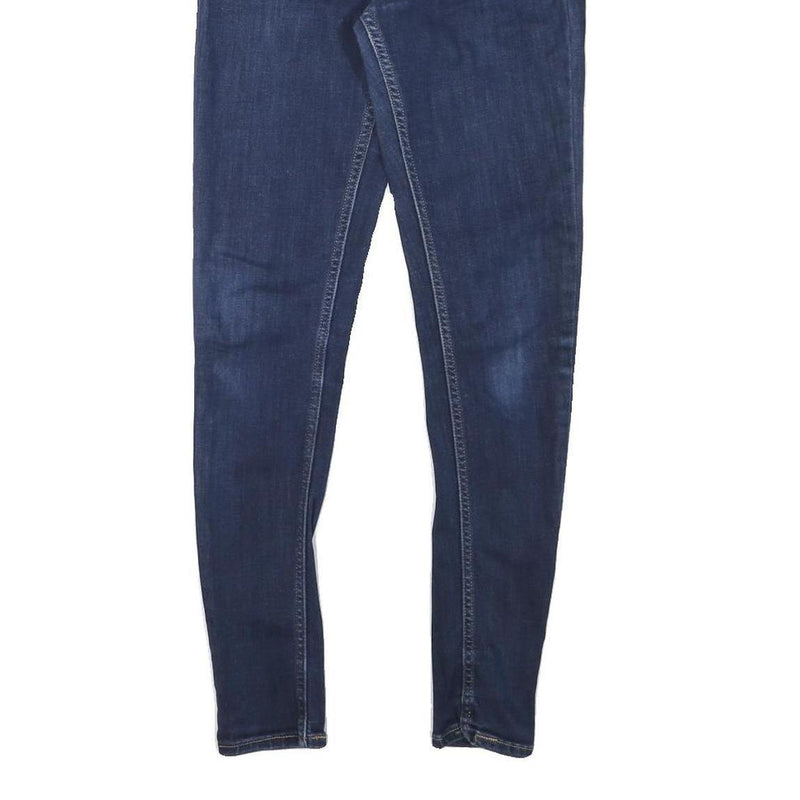 LEVI'S 535 Womens Slim Blue Denim Medium Woven W26 L28 Classic Zip Jeans