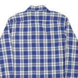 LEVI'S Mens Blue & White Checked Shirt S Classic Cotton Blend Long Sleeve