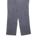CARHARTT Womens Regular Fit Blue Cotton Blend Trousers W32 L30 Workwear Zip
