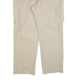 DICKIES Mens Cotton Blend Beige Regular Straight Cargo Trousers W40 L32 Workwear