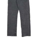 DICKIES Mens Jeans Black Regular Straight Denim Medium W34 L34 Durable Zip