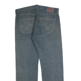 LEVI'S 501 Mens Jeans Blue Regular Straight Denim Medium W38 L32 Classic Zip