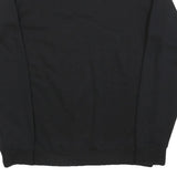 SONNY BONO Womens Black Cotton Blend Crew Neck Sweatshirt L Basketball Design