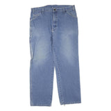 DICKIES Womens Jeans Blue Regular Straight Denim Medium W36 L28 Workwear
