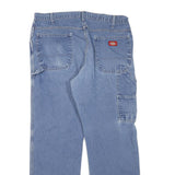 DICKIES Womens Jeans Blue Regular Straight Denim Medium W36 L28 Workwear