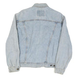 LEVI'S Mens Blue Denim Jacket M Cotton Blend Button Closure Classic Fit