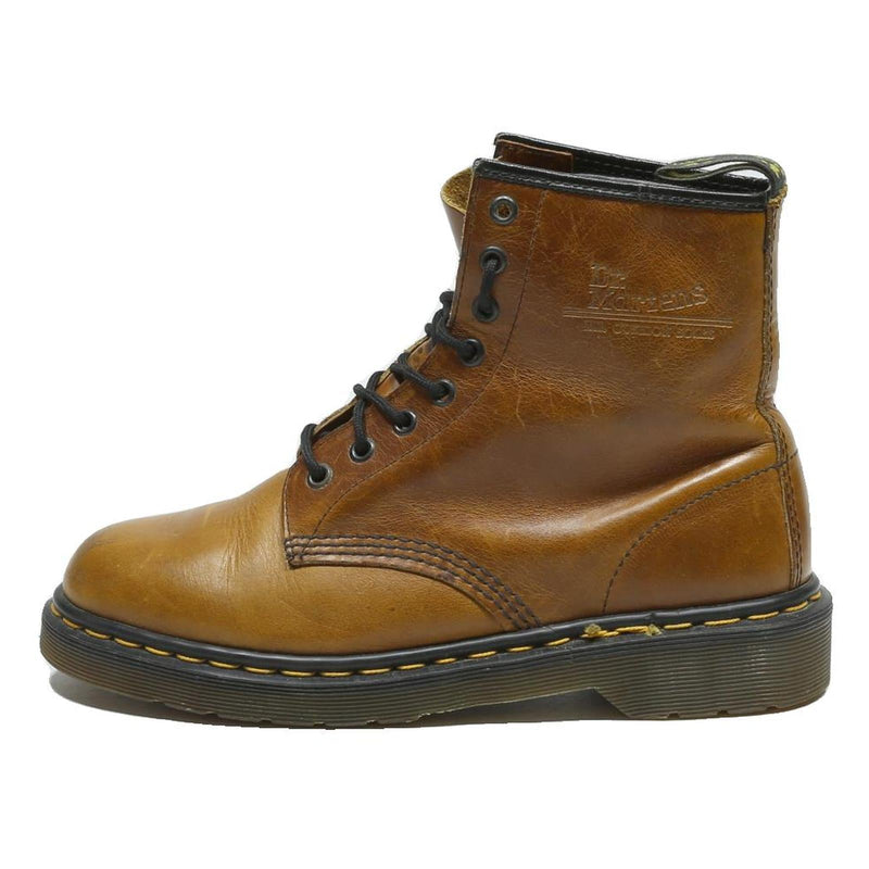 DR MARTENS 1460 Mens Lace-Up Boots Brown Leather UK 7.5 Classic Durable