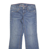 TOMMY HILFIGER Womens Blue Regular Fit Bootcut Denim Medium Wash Jeans W29 L29