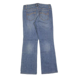 TOMMY HILFIGER Womens Blue Regular Fit Bootcut Denim Medium Wash Jeans W29 L29