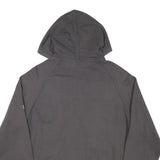 FILA Womens Grey Zip Up Hoodie M Casual Cotton Blend Drawstring Pocket