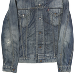 LEVI'S Mens Blue Denim Button Cotton Jacket L Classic Casual Workwear
