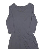 PHASE EIGHT Womens Grey Dress Polyester Blend Midi 3/4 Sleeve UK 14 Elegant