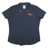 DICKIES Womens Navy Blue Farmers Restaurant Group Work Shirt M Corporate Casual