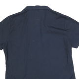 DICKIES Womens Navy Blue Farmers Restaurant Group Work Shirt M Corporate Casual