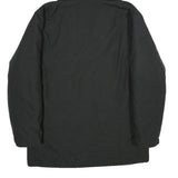 CARHARTT Mens Black Hooded Cotton Blend Jacket XL Zip Plain Workwear Casual