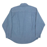 LEVI'S Mens Blue Polyester Shirt XL Casual Button Pocket Long Sleeve