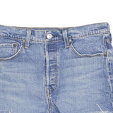 LEVI'S Womens Denim Blue Cut-Off Shorts M W29 Frayed Hem Casual