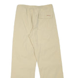 DIESEL Mens Cotton Blend Beige Relaxed Drawstring Trousers W31 L30 Casual Fit