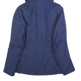 SALOMON Womens Blue Synthetic Jacket S Zip Hooded Outdoor Synthetic Sportswear