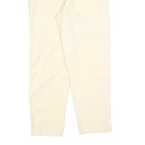 BIAGGINI Womens Cotton Blend Cream Regular Fit Straight Leg Trousers W28 L25