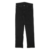 LEVI'S 514 Mens Jeans Black Regular Straight Denim W30 L30 Classic Zip Cotton